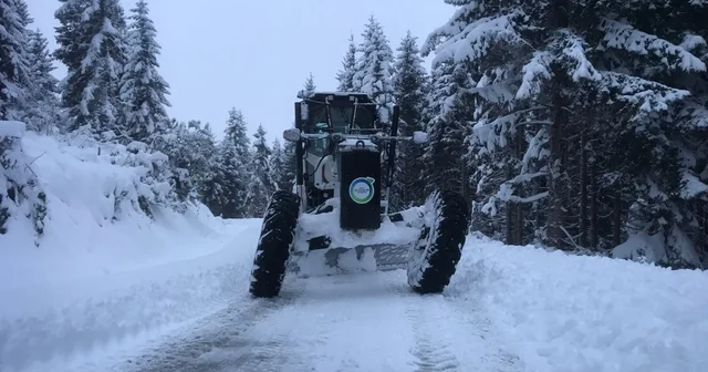 Ordu da karla mücadele: 134 mahalle yolu ile 15 hasta ve 7 cenazeye müdahale edildi Ordu Haberleri