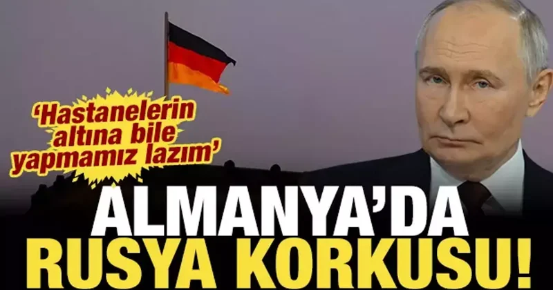 Almanya da Rusya korkusu: Hastanelerin altına bile yapmamız lazım!