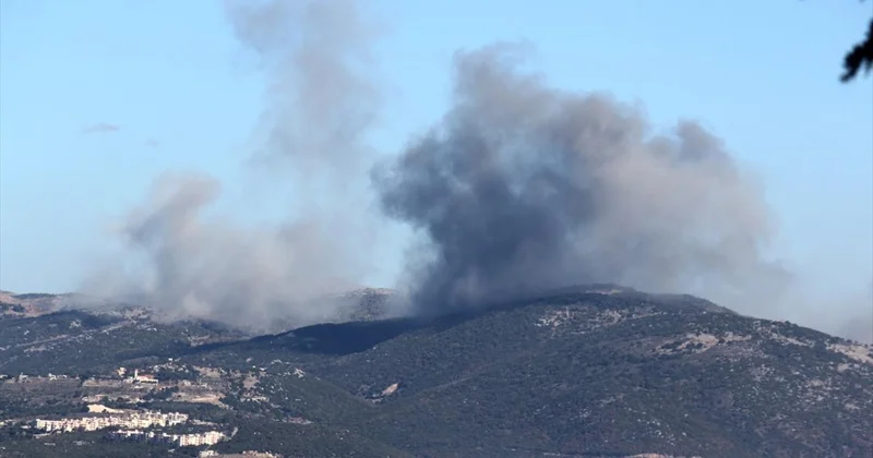 İşgalci İsrail, Lübnan da birçok bölgeye hava saldırıları düzenledi