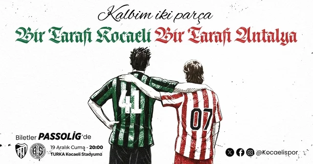 Kocaelispor, Süper Lig de Antalyaspor u konuk edecek Sahada mücadele, tribünde kardeşlik yaşanacak Depremle gelen kardeşlik, İzmit sokaklarına yansıdı Kocaeli Haberleri
