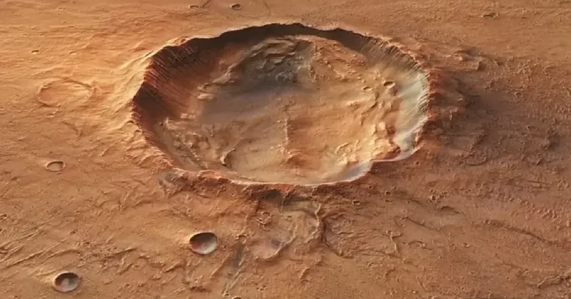 Mars ta şehir büyüklüğünde kozmik kelebek görüntülendi Sözcü Gazetesi