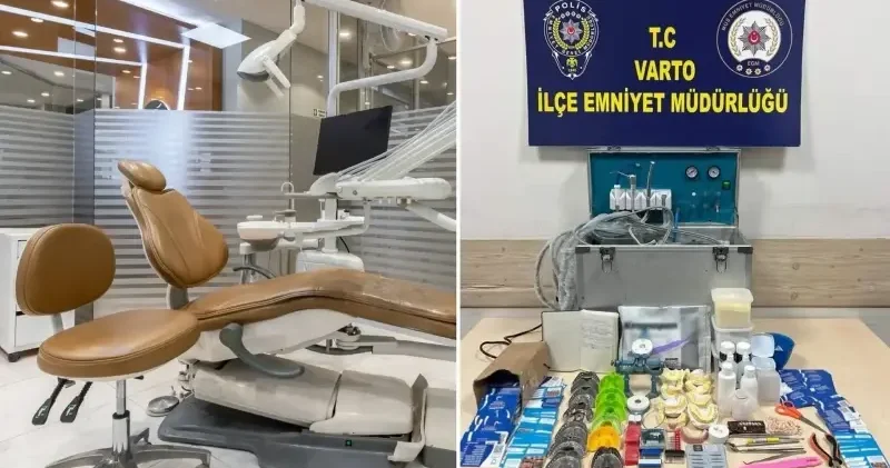 Muş’ta evini kliniğe dönüştüren sahte dişçi yakalandı Hayat Haberleri