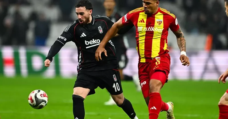 Dolmabahçe de 90+5 te mutlu son! Beşiktaş, Kayserispor u son saniyelerde devirdi