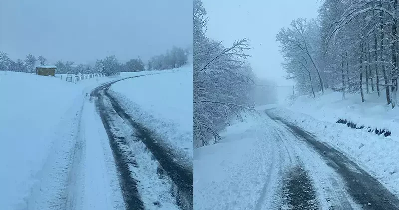 Zonguldak’ta 185 köy yolu kar nedeniyle kapandı