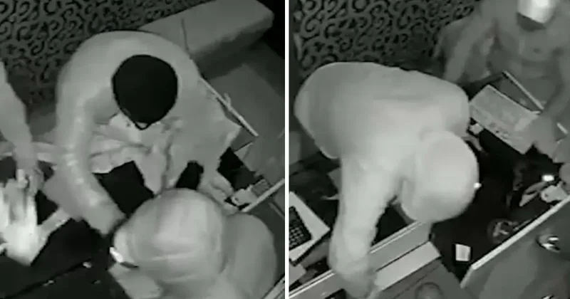 40 saniyede 1.5 milyonluk altın hırsızlığı kamerada