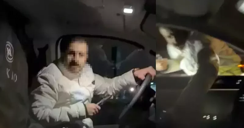 Yol verme kavgasında 2 kişi bıçaklandı; olay kamerada