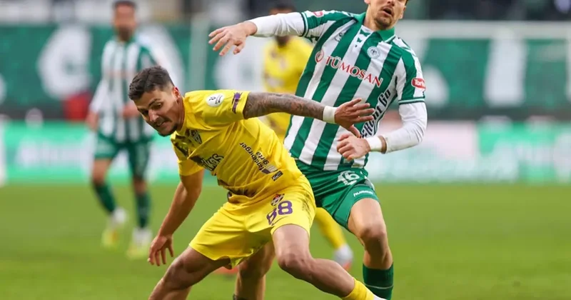 Eyüpspor, Konyaspor karşısında galibiyeti 90+5 te elinden kaçırdı