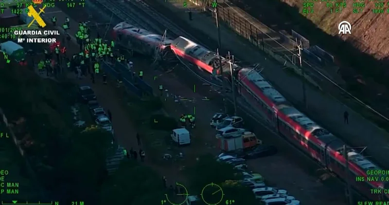 İspanya daki feci tren kazasında ölü sayısı gitgide yükseliyor!