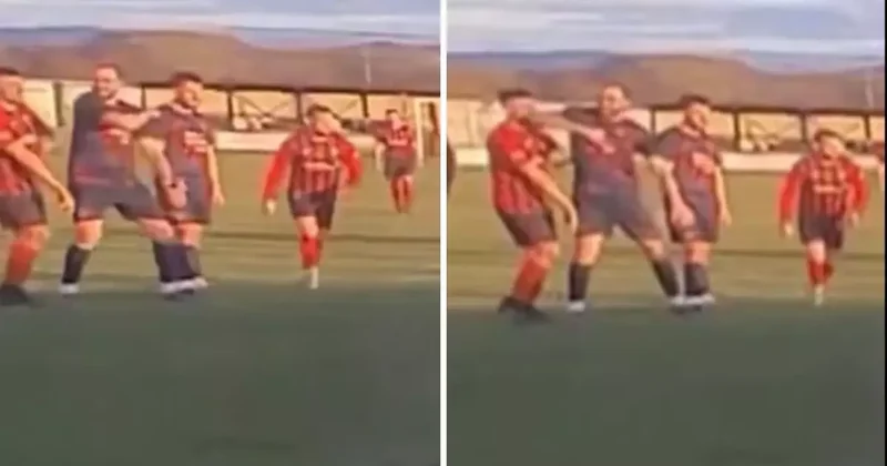 Maç sırasında rakibine dirsek atan futbolcu tutuklandı, kulübü sözleşmesini feshetti