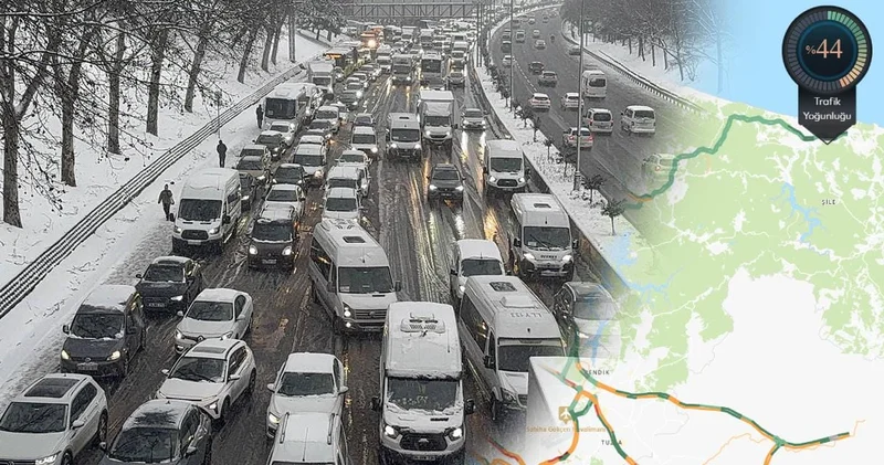 İstanbul da iş çıkışı trafik nasıl? İşte son durum...