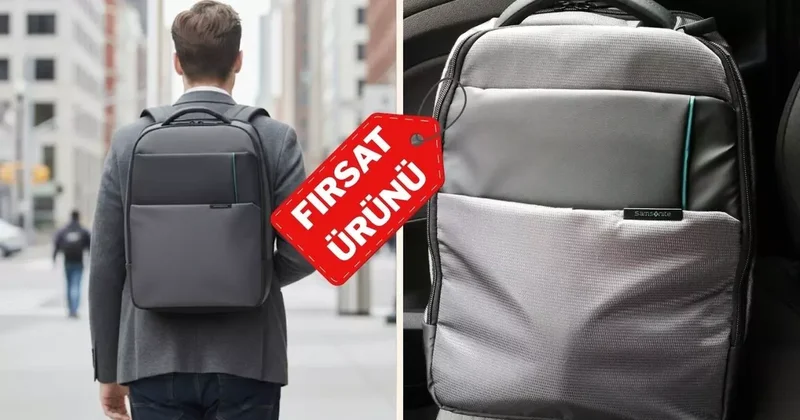 Hem ergonomik hem kaliteli: Samsonite Qibyte sırt çantasında indirim var