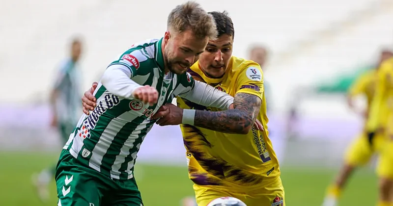 Konyaspor puanı 90+5’te kurtardı