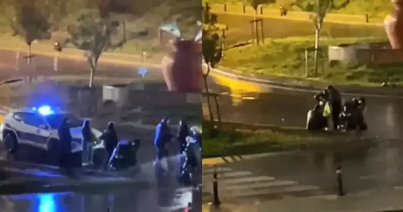 Beylikdüzü’nde kıskançlık tartışmasının ardından kaldırımda ağladı; polisin silahını almaya çalıştı, tutuklandı