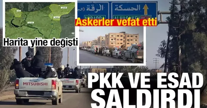 Suriye haritası değişti! Ordu, SDG nin boşalttığı yerlere girdi! PKK ve Esad saldırdı