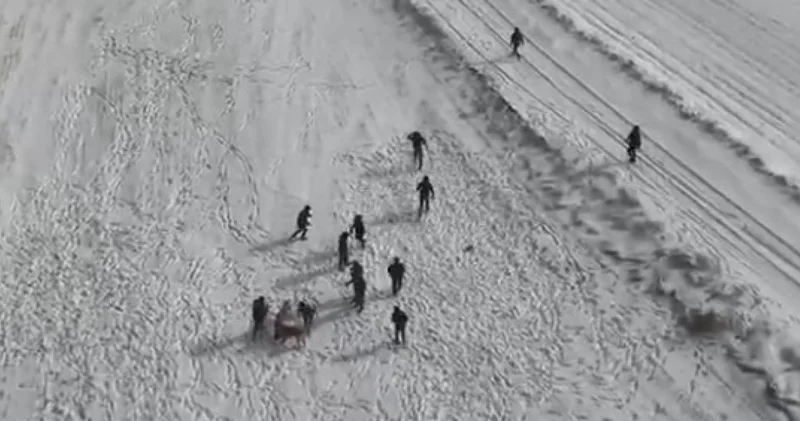 Köpek dövüştürenler drone kamerasına yakalandı! Son dakika haberleri