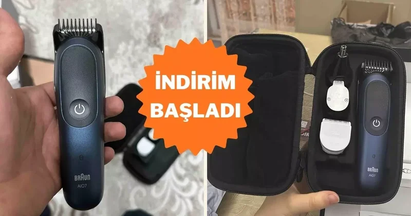 Farklı tıraş ihtiyaçlarına tek çözüm: Braun tıraş kiti günün fırsat ürünü oldu