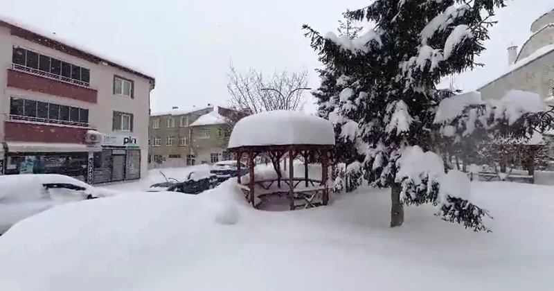 Başçiftlik kar altında kaldı