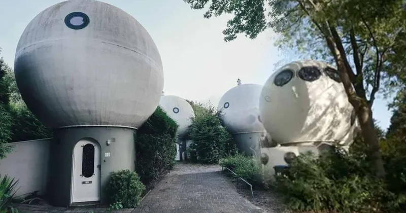 Bu mahalledeki tüm evler yuvarlak: Mimarı sebebini tek bir cümleyle şöyle özetlemiş Sözcü Gazetesi