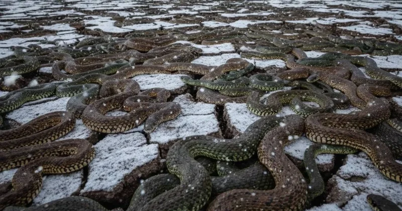 Yüzbinlerce yılan kış uykusundan uyandı: Korkutan uyarı Sözcü Gazetesi