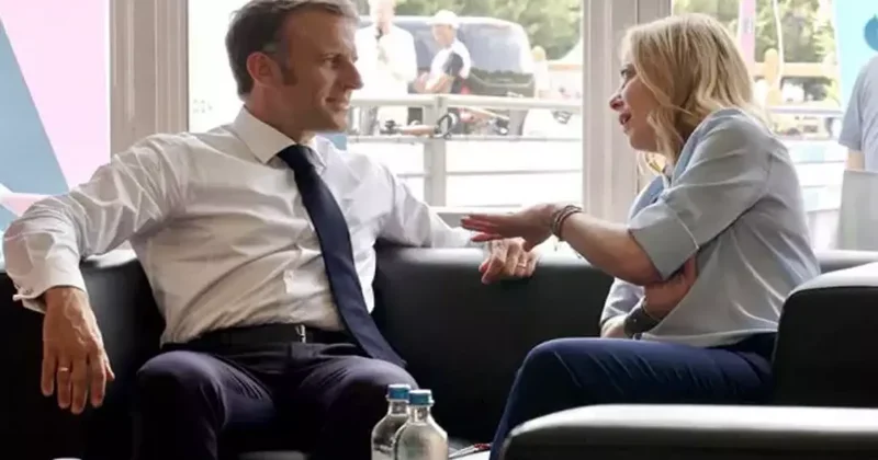 Meloni Macron u kızdırdı! Yine karşı karşıya geldiler! İşine bak tepkisi