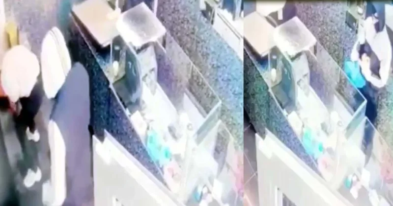 Kuyumcuya biber gazı sıkıp 1 kilo altınla kaçtılar