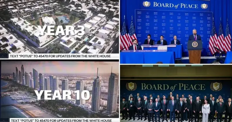 Gazze Barış Kurulu nda görseller paylaşıldı: Trump planına göre Gazze nin gelecek 10 senesi Dünya Haberleri