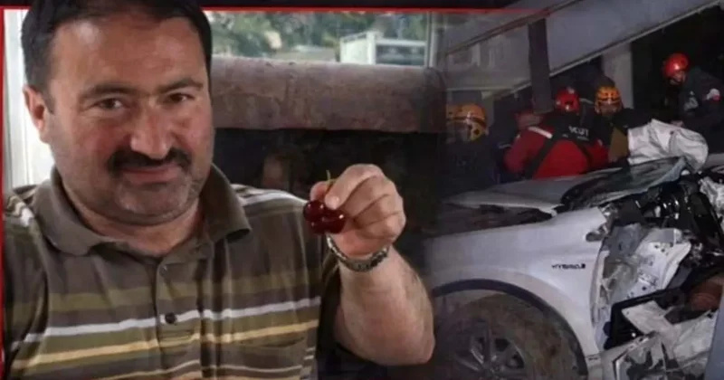 Baba oğulu kaza ayırdı