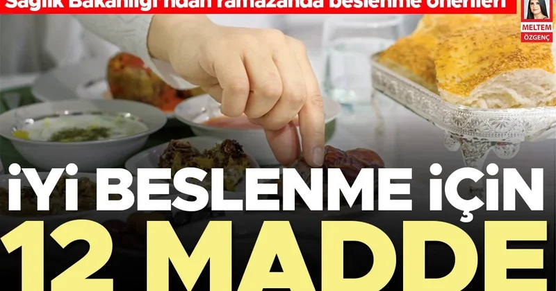 İftarda hızlı ve çok yemekten kaçının