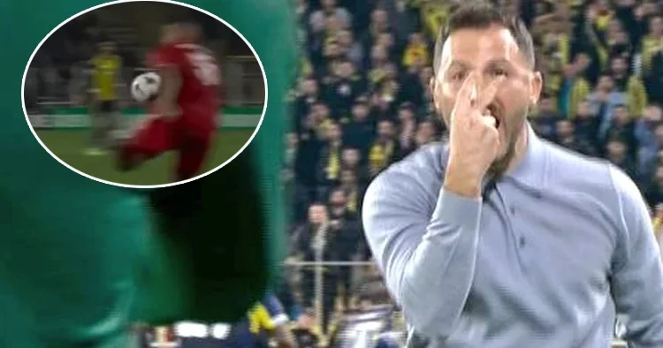 Kadıköy de hakeme büyük tepki! Fenerbahçe penaltı bekledi, Tedesco sarı kart gördü