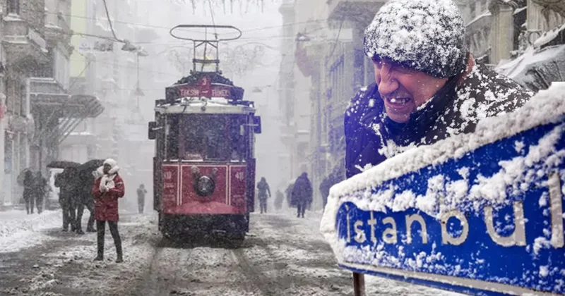 SON DAKİKA İstanbul a lapa lapa kar geliyor! Meteoroloji 5 günlük hava durumu haritasını paylaştı! O tarihlere işaret etti