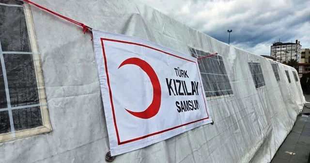Türk Kızılay dan her gün bin 300 kişilik iftar Samsun Haberleri