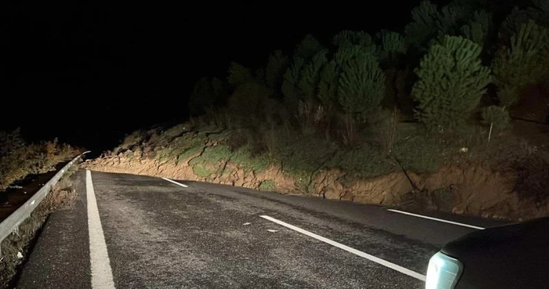 Manisa da toprak kayması: İstanbul İzmir Otoyolu ulaşıma kapatıldı Son dakika haberleri