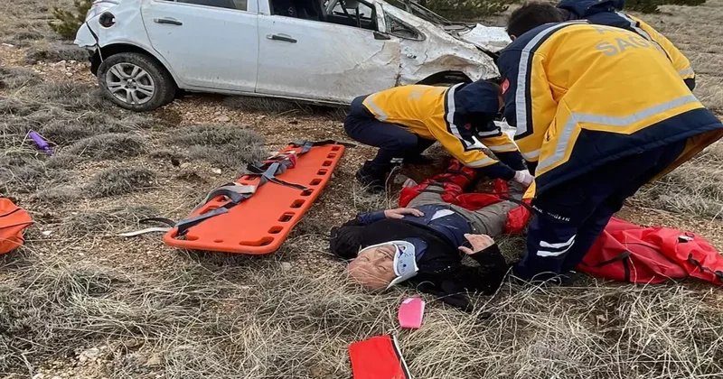 Nevşehir de eşini bıçakladı, Niğde de kaçarken kaza yapıp öldü