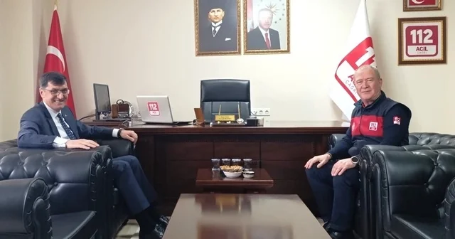 Başkan Eyüp Kahveci den 112 Acil Çağrı Merkezi personeline tebrik Kütahya Haberleri