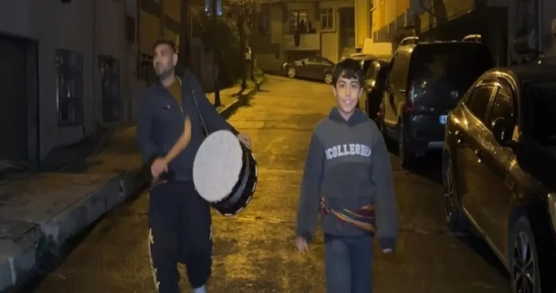 Ramazan davulcuları mesaiye başladı