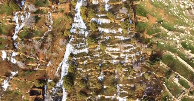 Başdeğirmen Şelalesi ziyaretçi akınına uğradı Mardin Haberleri