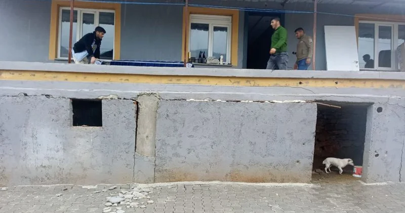 Yoğun yağış sebep oldu! Heyelan riskinde 10 eve tahliye! Son dakika haberleri