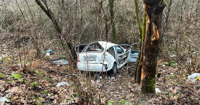 Kastamonu da şarampole yuvarlanan otomobildeki yolcu hayatını kaybetti Kastamonu Haberleri