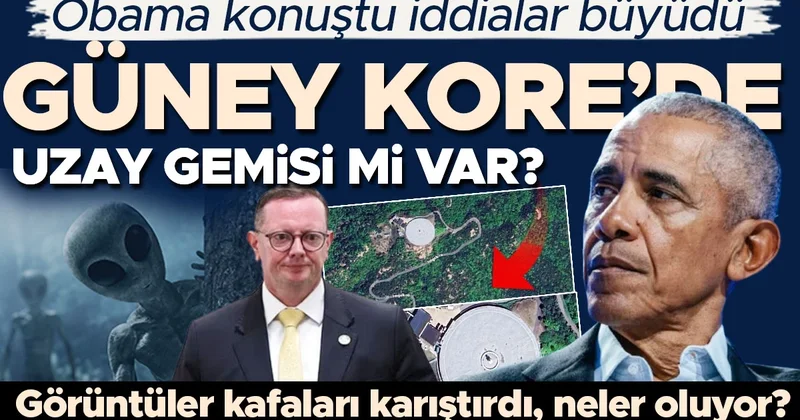 Obama ateşi yaktı, UFO iddiası büyüdü: Güney Kore’de uzay gemisi mi var?