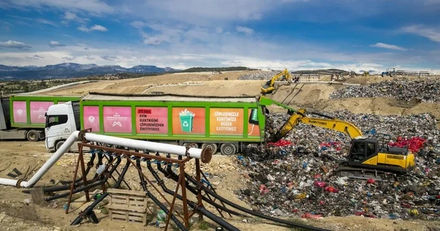 Mersin de atıklardan 125 bin haneye yetecek elektrik üretildi Mersin Haberleri