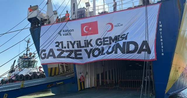 Türk Kızılay ın İyilik Gemisi Ramazan ın ilk gününde Gazze ye uğurlandı Kızılay Genel Başkanı Yılmaz: 1 milyon 800 bin insana iftar ve sahur malzemesi vermeyi hedefliyoruz Mersin Haberleri