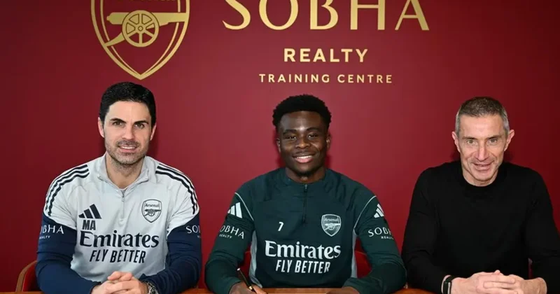 Arsenal, Bukayo Saka ile sözleşme uzattı!