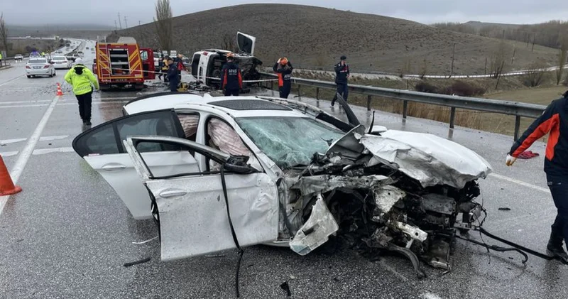 Baba ve oğlu hayattan koparan kaza Son dakika haberleri