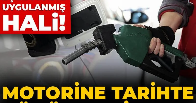 Bu bir de eşel mobil uygulanmış hali! Motorine tarihte görülmemiş zam