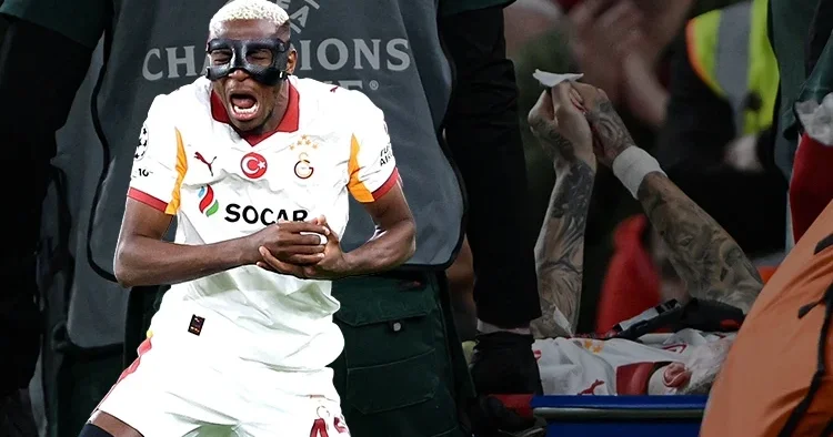 Galatasaray dan Liverpool maçında sakatlanan Osimhen ve Lang için açıklama! Kolunda krık tespit edildi