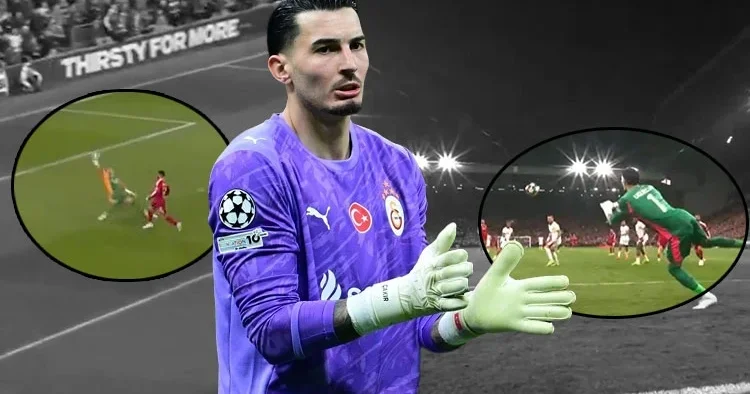 Galatasaray da Uğurcan Çakır, kalesinde büyüdü: İngiltere de ilk yarıda ön plana çıkan tek isim oldu!