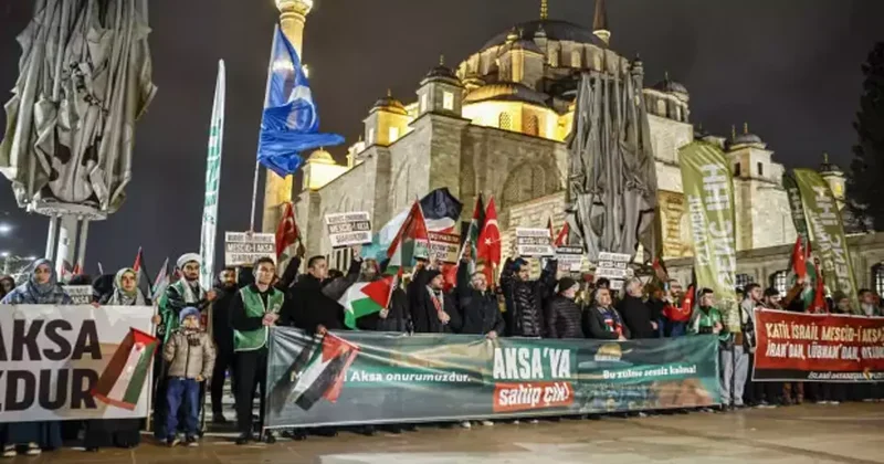STK’lardan İsrail’in Mescid i Aksa’daki ibadet yasağına tepki
