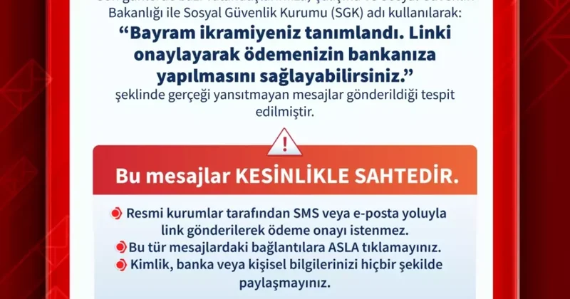 SGK dan Dolandırıcılık Uyarısı
