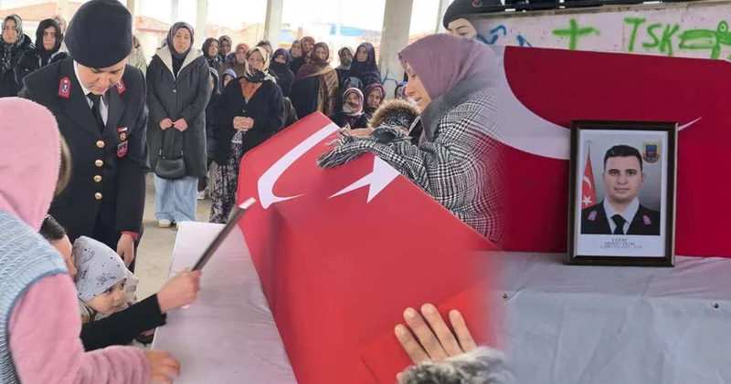 Feci kazada hayatını kaybeden Uzman Çavuş son yolculuğuna uğurlandı!