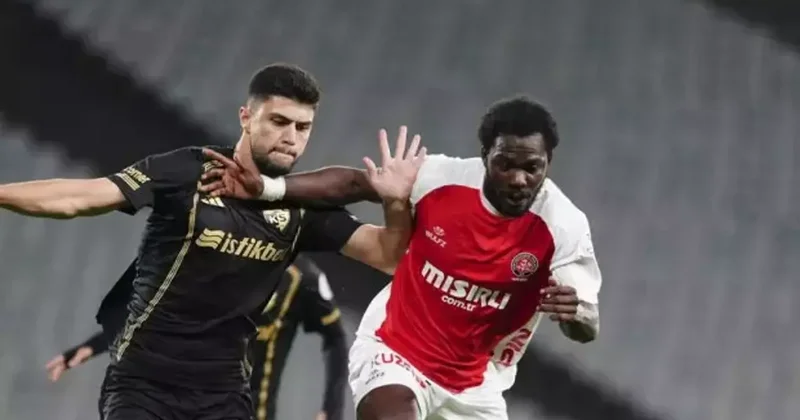 Kayserispor Fatih Karagümrük! İlk 11 ler belli oldu